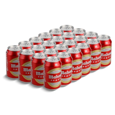 Cerveza Mahou 5 Estrellas pack 24 x 33 cl-0