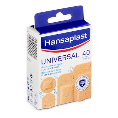 Tiritas resistentes al agua Hansaplast 40 unidades-0
