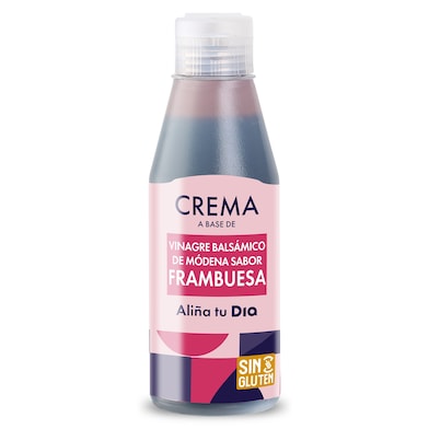 Crema de vinagre de módena con frambuesa Aliña tu Dia 220 ml-0