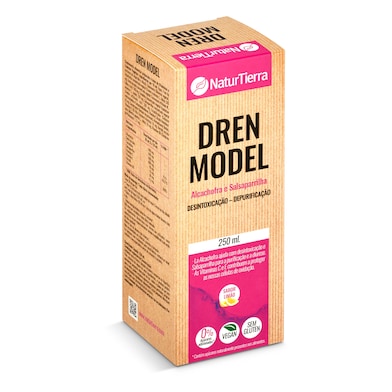 Drenante liquído con alcachofa y zarzaparrilla Natur Tierra 250 ml-0