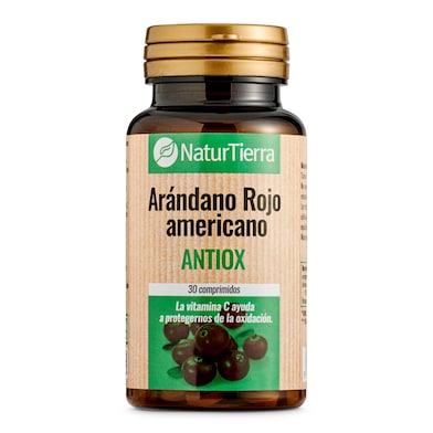 Comprimidos antioxidantes de arándano rojo Natur Tierra 30 unidades-0