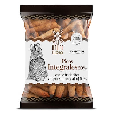 Picos integrales con aceite de oliva El Molino de Dia 200 g-0