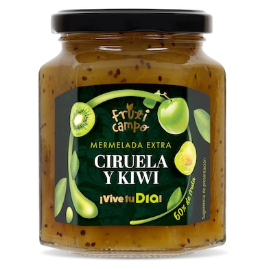 Mermelada de ciruela y kiwi extra 60% fruta Dia Fruticampo 320 g-0