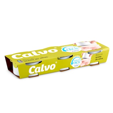 Atún en aceite de oliva Calvo 3 x 52 g-0