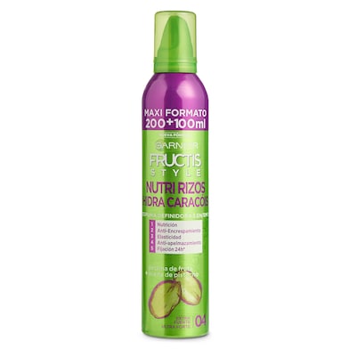Espuma nutri rizos Fructis 300 ml-0