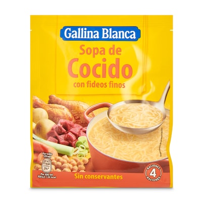 Sopa de cocido con fideos Gallina Blanca 72 g-0