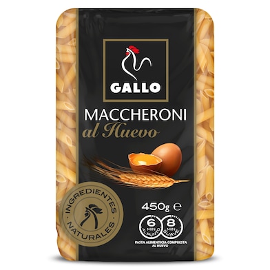 Macarrones al huevo Gallo 450 g-0