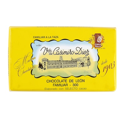 Chocolate para hacer a la taza Vda Casimiro Díez 300 g-0