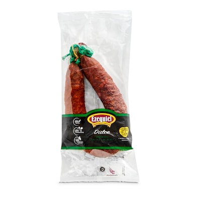 Chorizo dulce ahumado Ezequiel 425 g-0