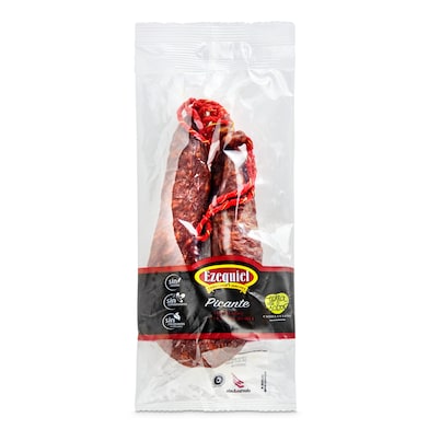 Chorizo picante ahumado Ezequiel 425 g-0