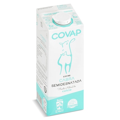 Leche semidesnatada de cabra Covap 1 L-0