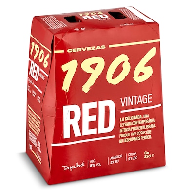 Cerveza red vintage 1906 pack 6 x 33 cl-0