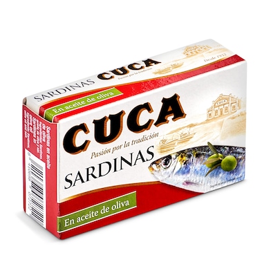 Sardinas en aceite de oliva Cuca 85 g-0