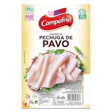 Pechuga de pavo Campofrío 70 g-0