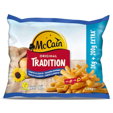 Patatas fritas tradicionales McCain 1 Kg-0