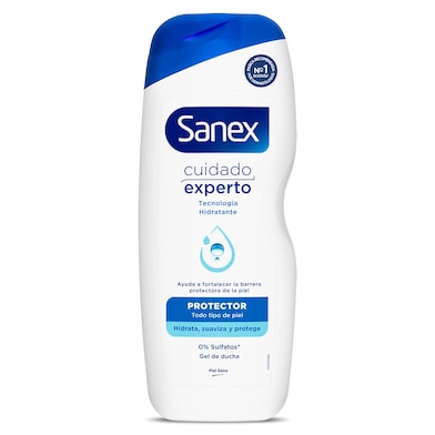 Gel de ducha cuidado experto Sanex 600 ml-0