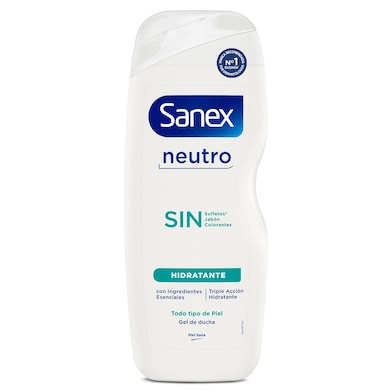 Gel de ducha neutro Sanex 600 ml-0