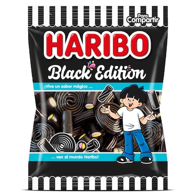 Golosinas de regaliz black edition Haribo 150 g-0