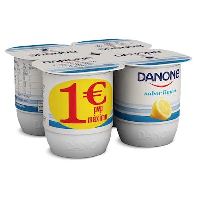 Yogur sabor limón Danone 4 x 125 g-0