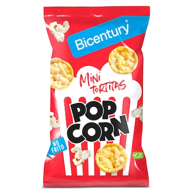 Mini tortitas pop corn Bicentury 70 g-0