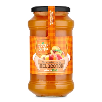 Mermelada de melocotón extra Dia Fruticampo 650 g-0