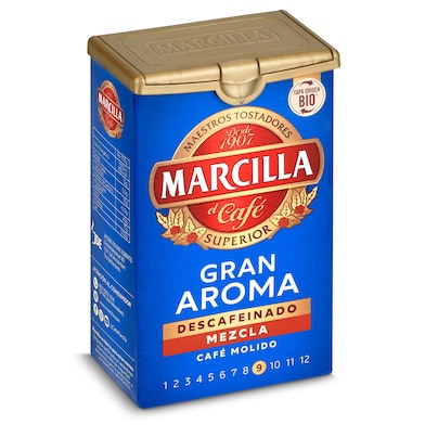 Café molido mezcla descafeinado Marcilla 200 g-0