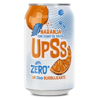 Refresco de naranja zero Dia Upss 330 ml-0