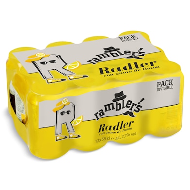 Cerveza radler Dia Ramblers pack 12 x 33 cl-0