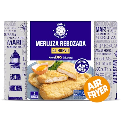 Merluza rebozada al huevo MSC Dia Mari Marinera 340 g-0