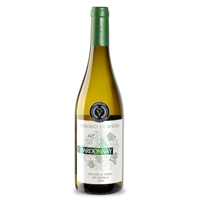 Vino blanco chardonnay D.O. Castilla Señorío de Ayerbe 75 cl-0