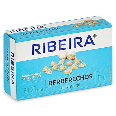 Berberechos al natural 60/80 piezas Ribeira 63 g-0