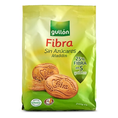 Galletas con fibra sin azúcares Diet fibra 240 g-0
