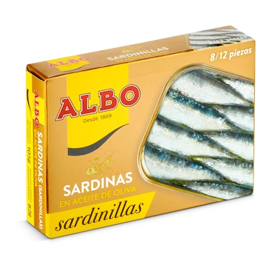 Sardinillas en aceite de oliva Albo 82 g-0