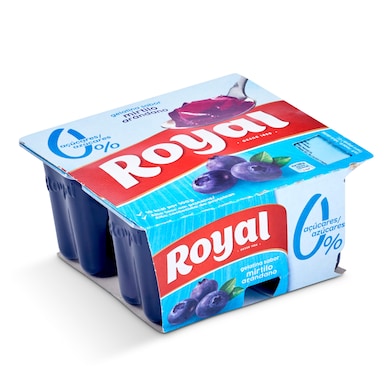 Gelatina de arándanos Royal 4 x 90 g-0