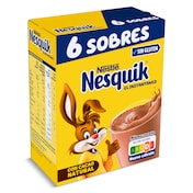 Nesquik en sobres 6 x 13,5 g