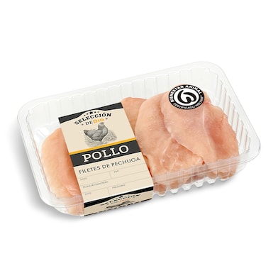 Pechugas fileteadas Selección de Dia bandeja 600 g aprox.-0