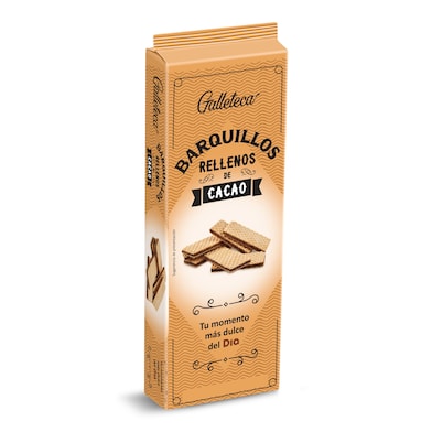 Barquillos rellenos de cacao Galleteca de Dia 210 g-0