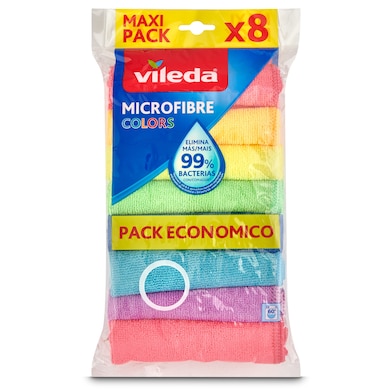 Bayeta microfibra Vileda bolsa 8 unidades-0 Bayeta microfibra Vileda bolsa 8 unidades-0