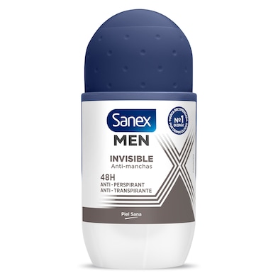 Desodorante roll-on dermo invisible Sanex 50 ml-0
