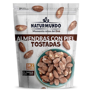 Almendras tostadas con piel Dia Naturmundo 200 g-0