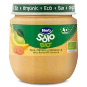 Puré de pera, plátano y zanahoria 100% ecológica Hero 120 g