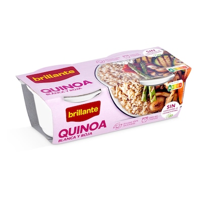 Vasos de quinoa blanca y roja Brillante 2 x 125 g-0