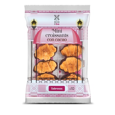 Mini croissants con cacao El Molino de Dia 150 g-0