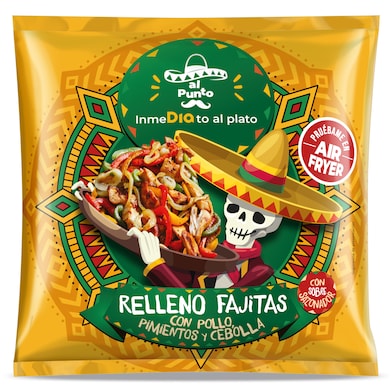 Relleno para fajitas con pollo, pimientos y cebolla Dia Al Punto 300 g-0