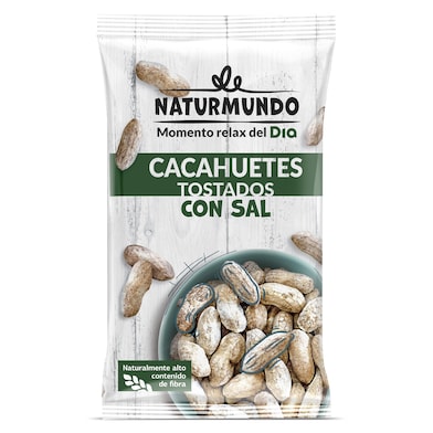 Cacahuetes con cáscara salados Dia Naturmundo 400 g-0