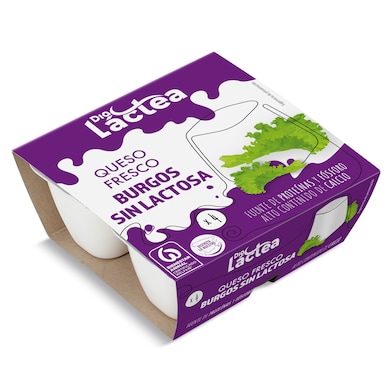Queso fresco de Burgos sin lactosa Dia Láctea 4 x 62.5 g-0