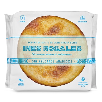 Tortas de aceite de oliva sin azúcar Inés Rosales 180 g-0