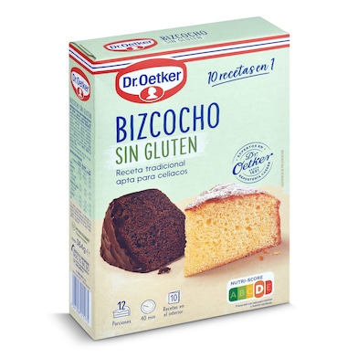 Preparado para bizcocho sin gluten Dr. Oetker 410 g-0