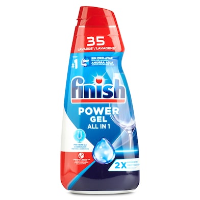 Lavavajillas máquina todo en 1 power gel Finish 35 lavados 700 ml-0