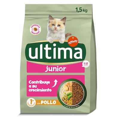 Alimento para gatos junior con pollo Ultima 1.5 kg-0